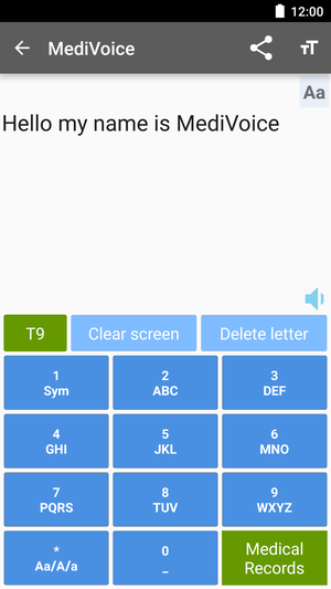 Medivoice Android app